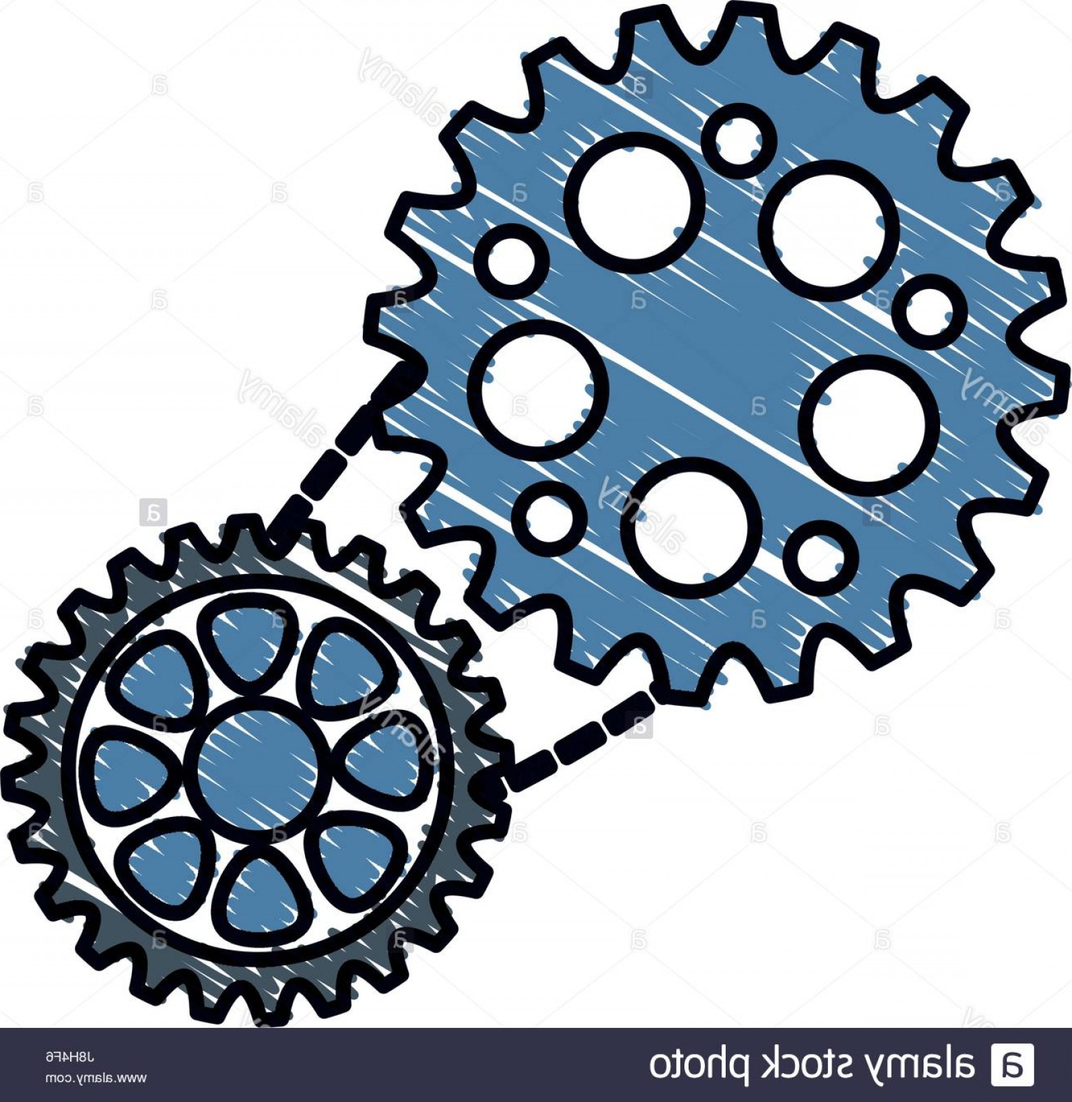 Stock photo bike design. Gears clipart bicycle gear