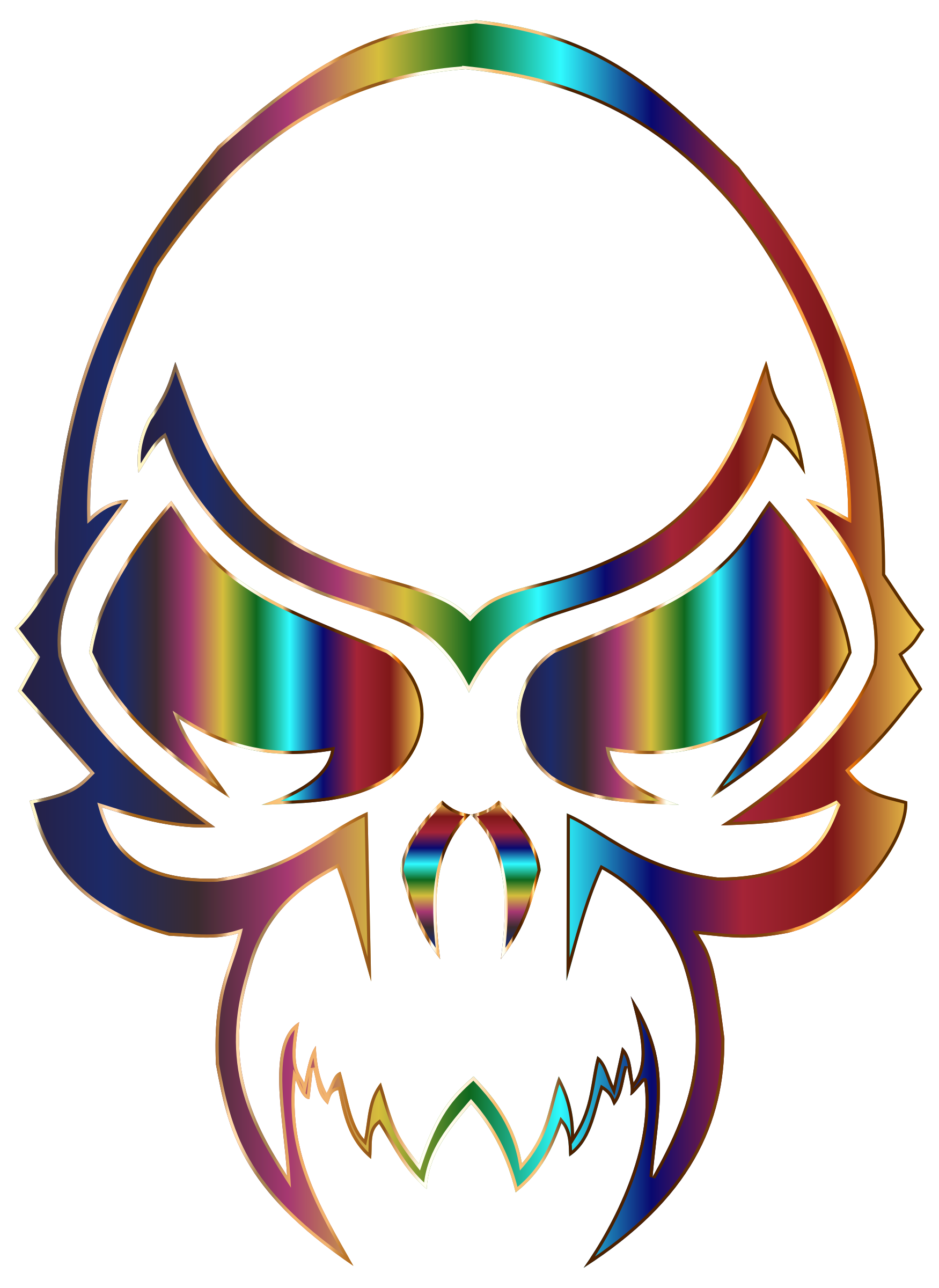 Gears clipart head. Colorful skull icons png