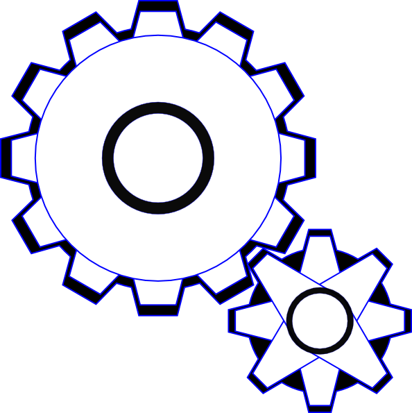 gears clipart simple