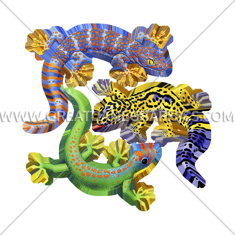 gecko clipart easy