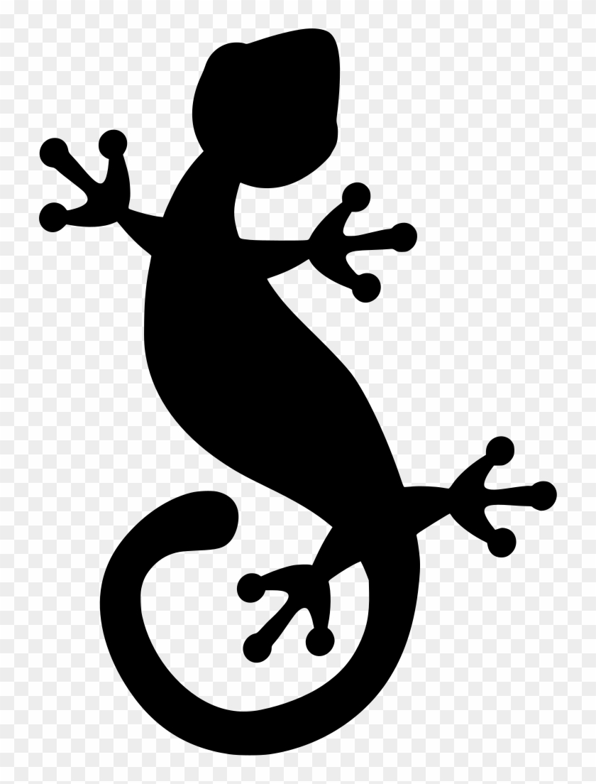 gecko clipart line art