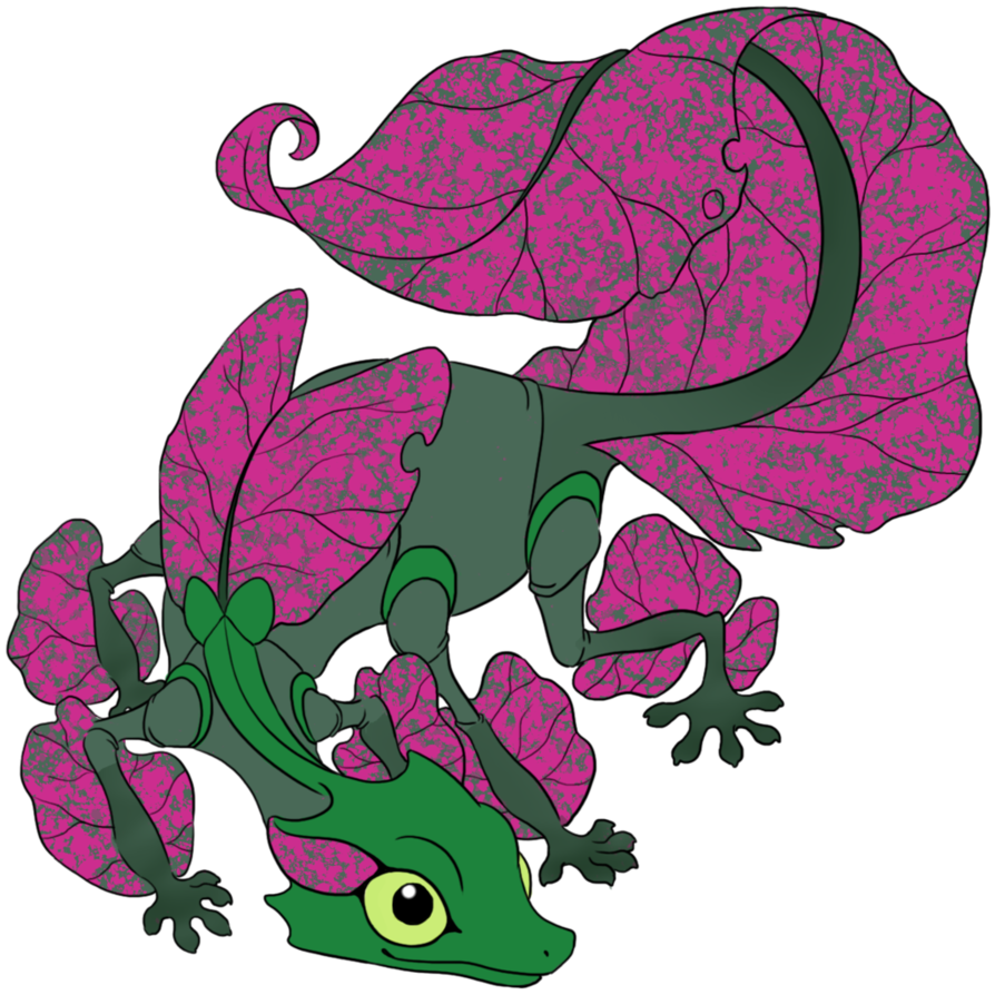 Gecko clipart pink. Familiar coloring contest submissio