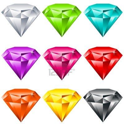 gem clipart colorful thing