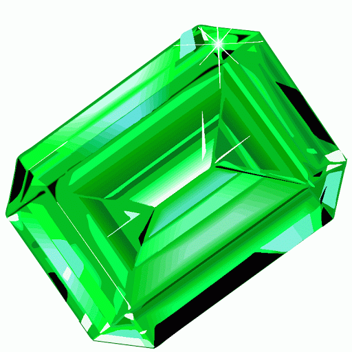 gem clipart emerald