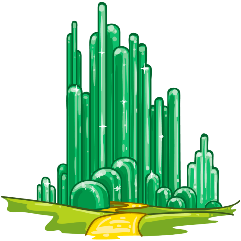 gem clipart emerald city