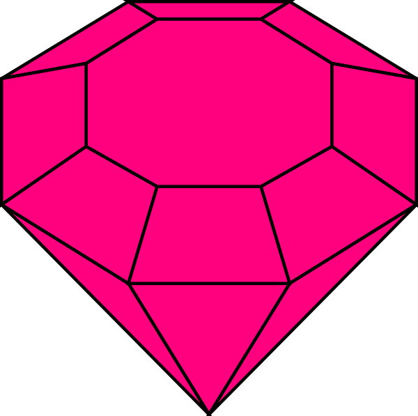 jewel clipart pink jewel