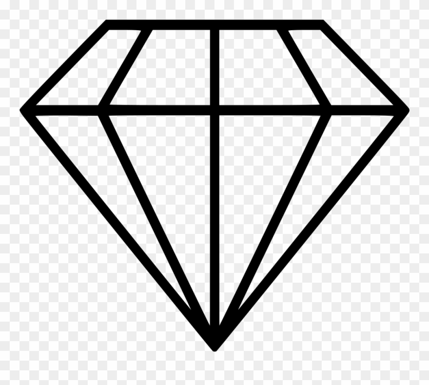 Jewel clipart simple diamond, Jewel simple diamond Transparent FREE for