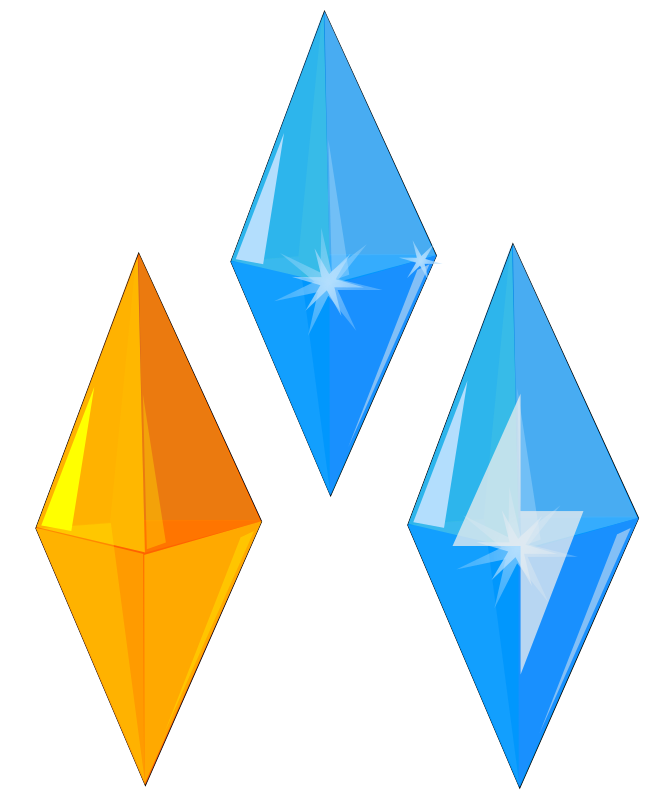 gem clipart triangle