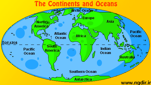 Geography clipart continent. Map of continents and