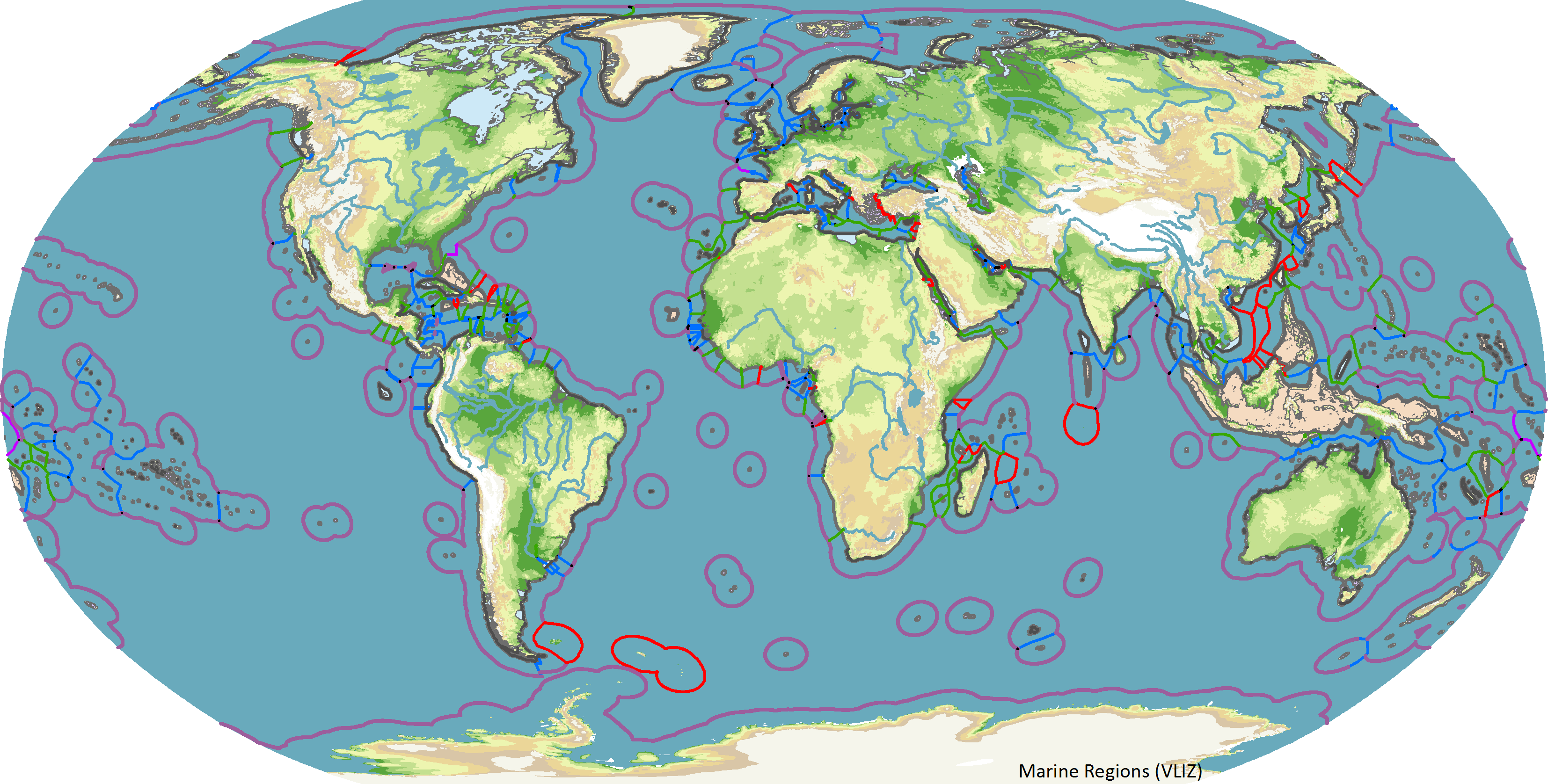 Geography clipart continent ocean. Marine regions at oceans