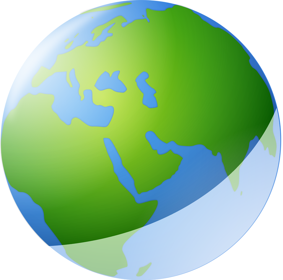 geography clipart globe north america