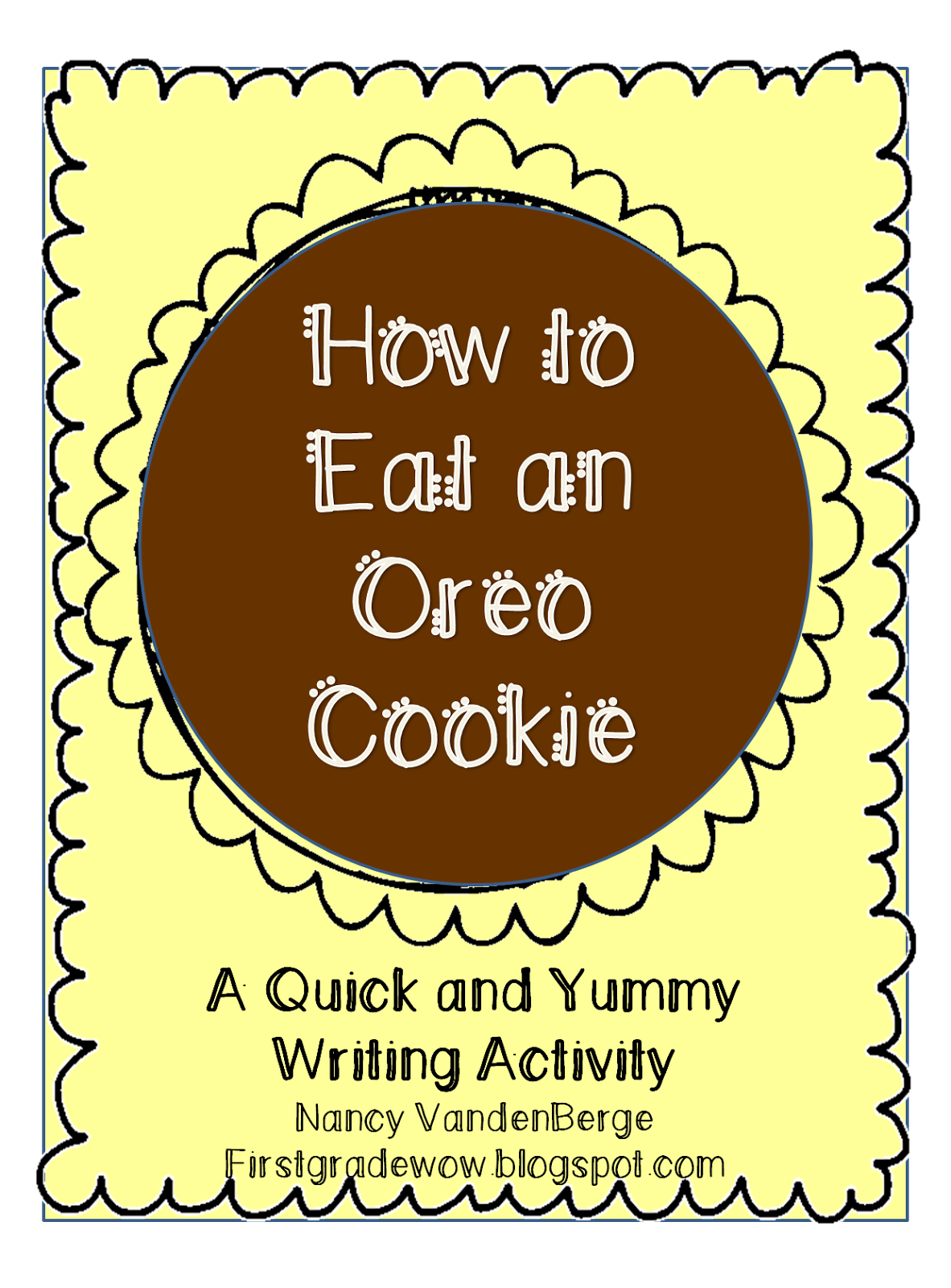 How to eat an. Oreo clipart front