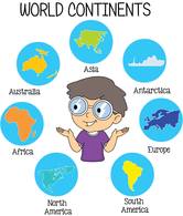 geography clipart seven