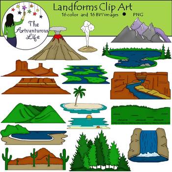 geography clipart valley landform