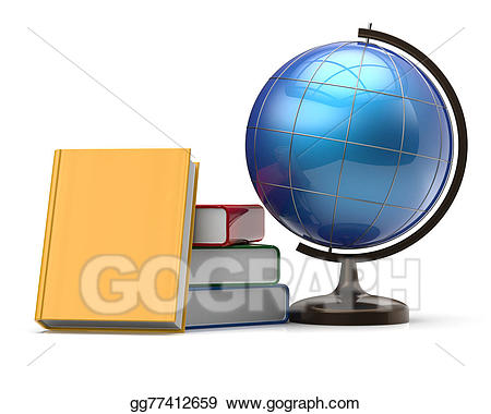 Geography clipart world literature. Stock illustrations globe and