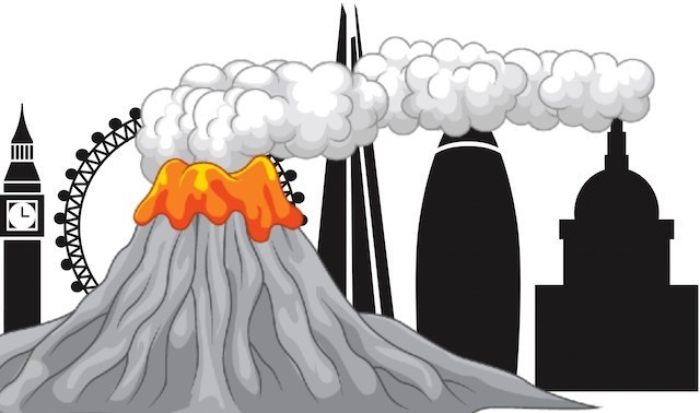 What s the closest. Geology clipart extinct volcano