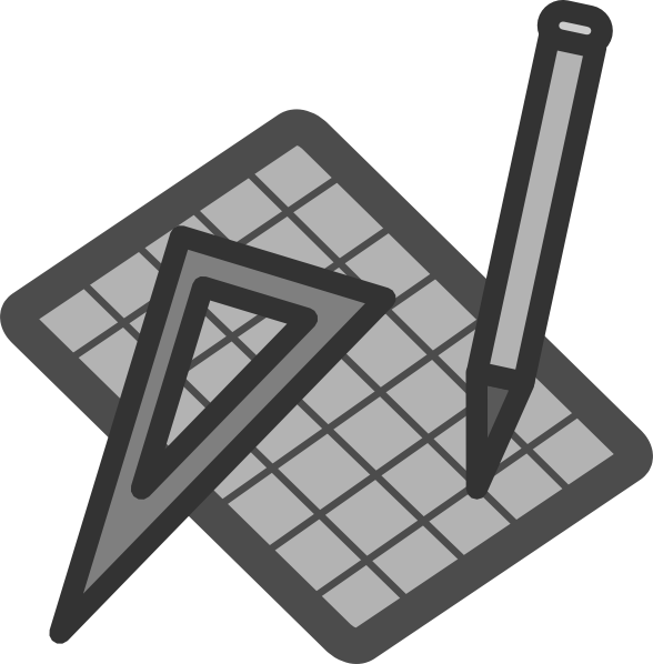 geometry clipart black and white