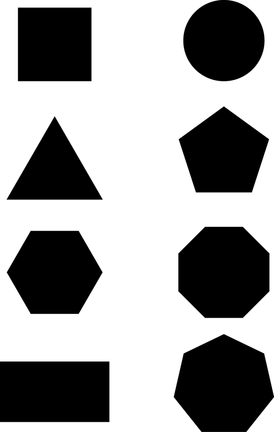 geometry clipart simple shape