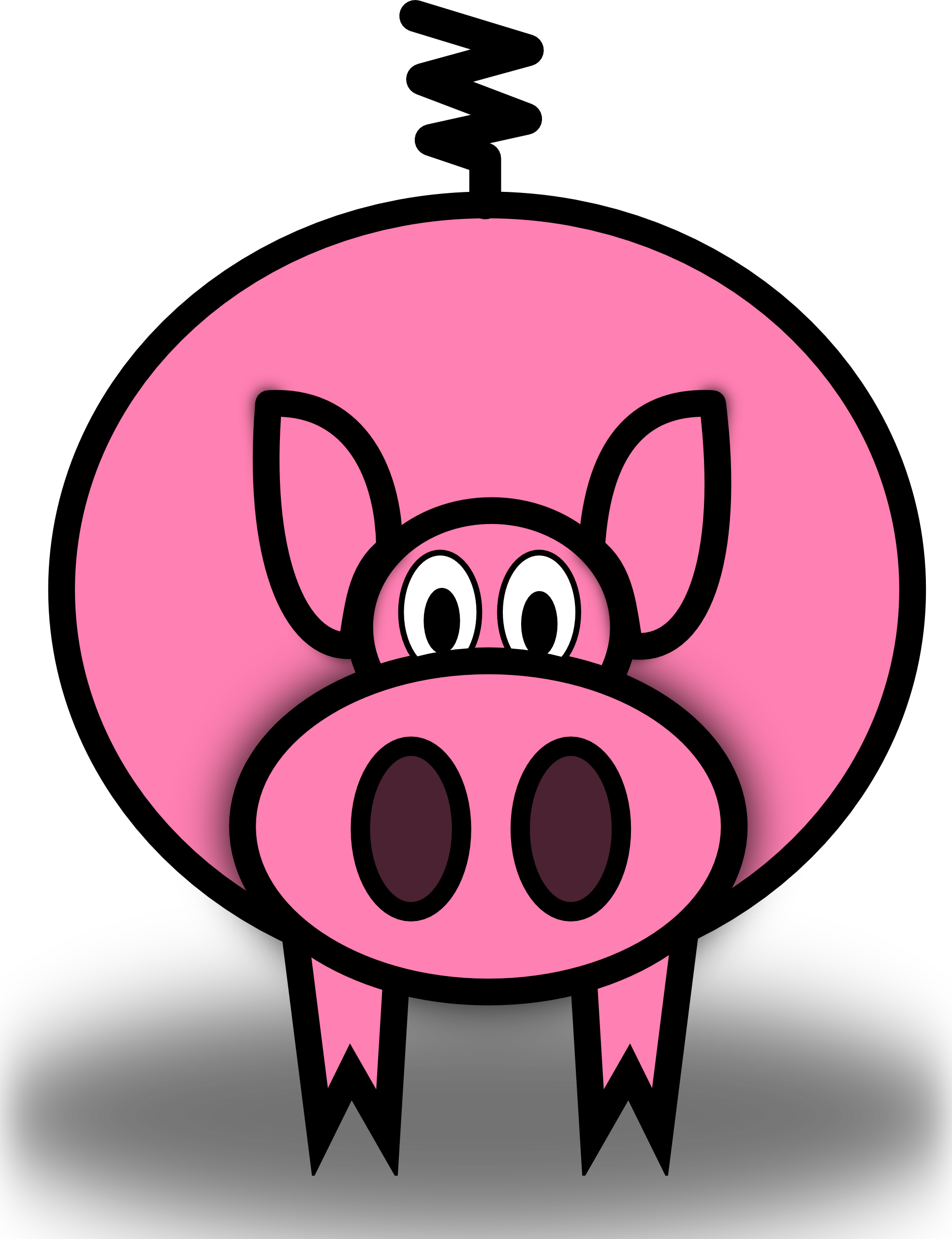 pigs clipart line art
