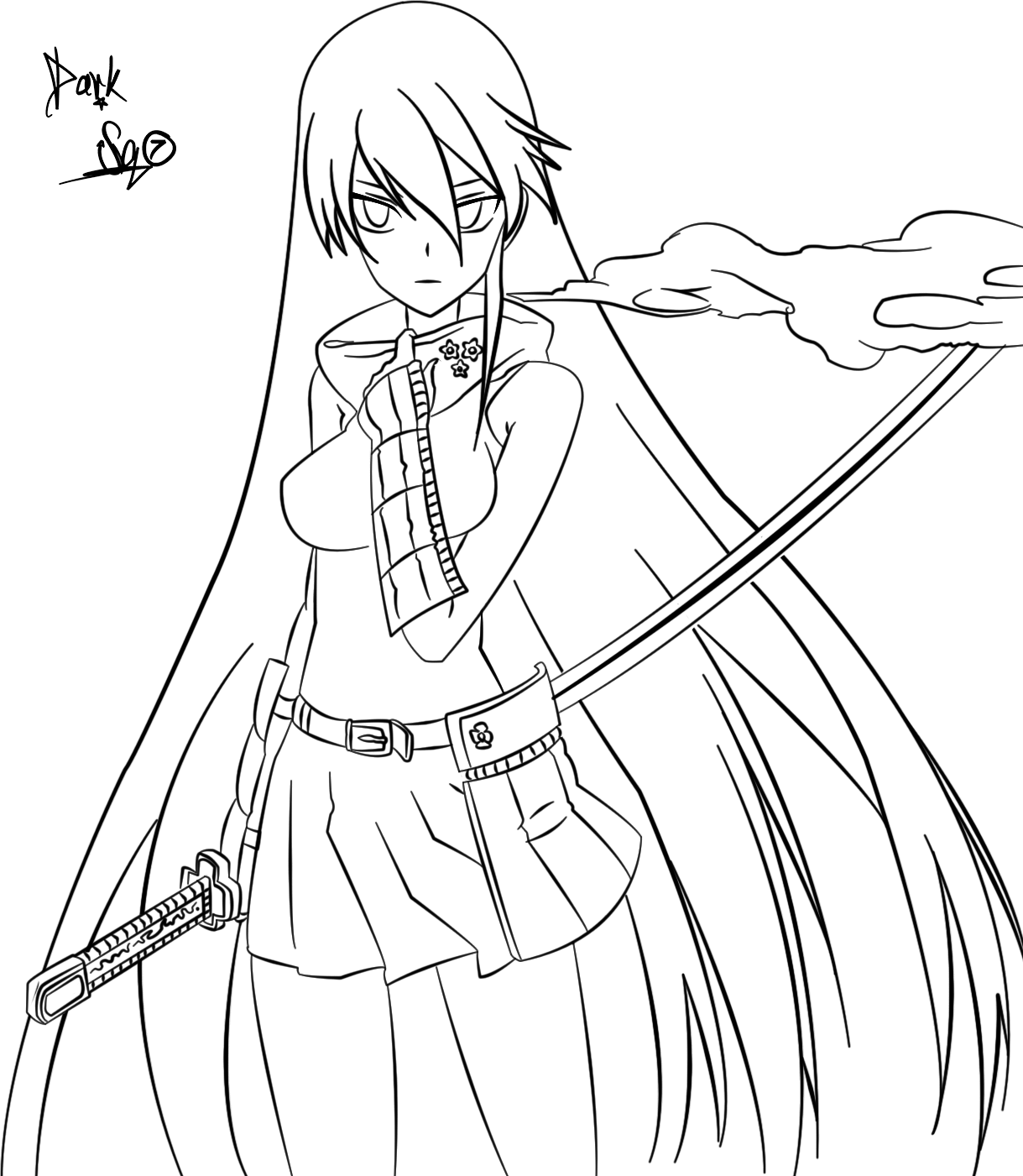Georgia clipart coloring page.  collection of akame