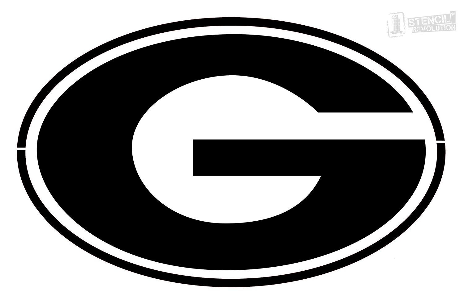 Georgia clipart stencil. University of stencils signs