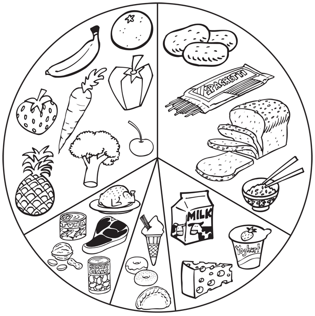 germ clipart colouring page