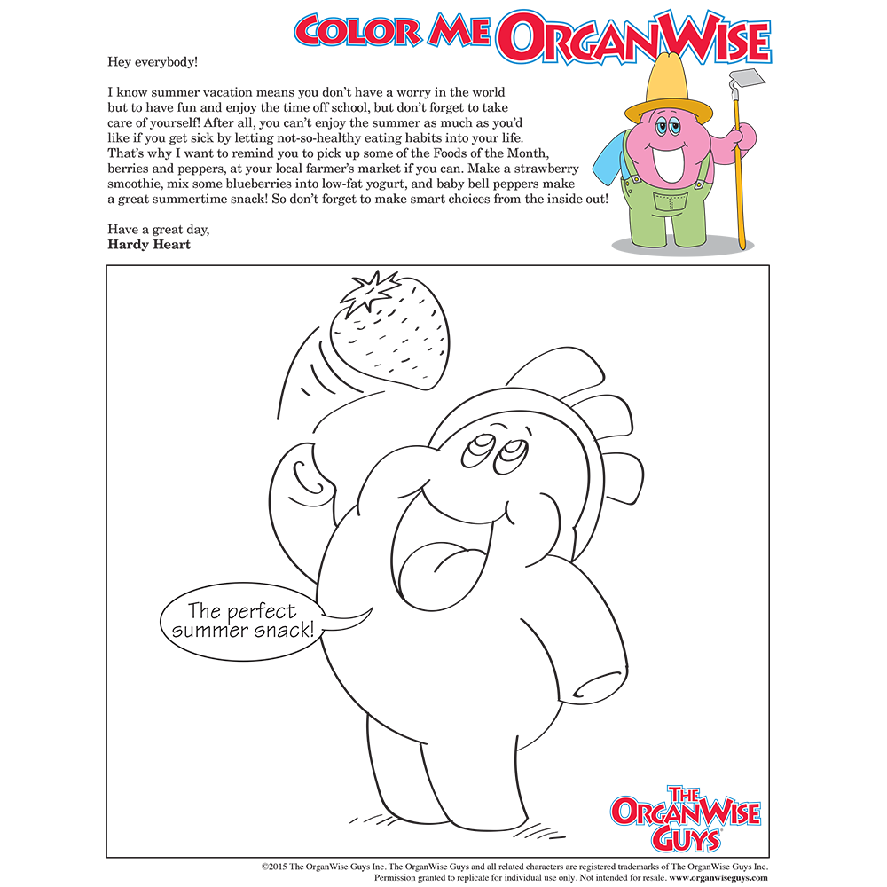 germ clipart colouring page