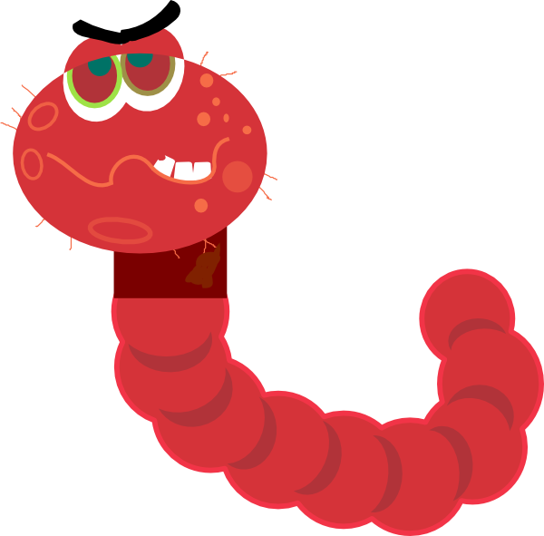 Computer worms animation group. Worm clipart adorable