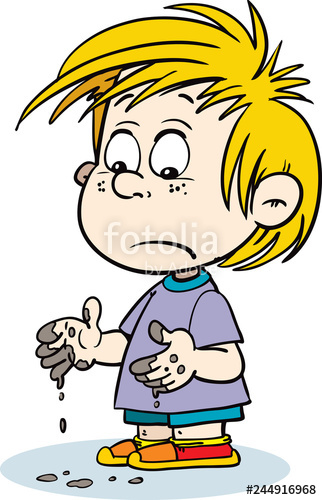 germ clipart dirty child