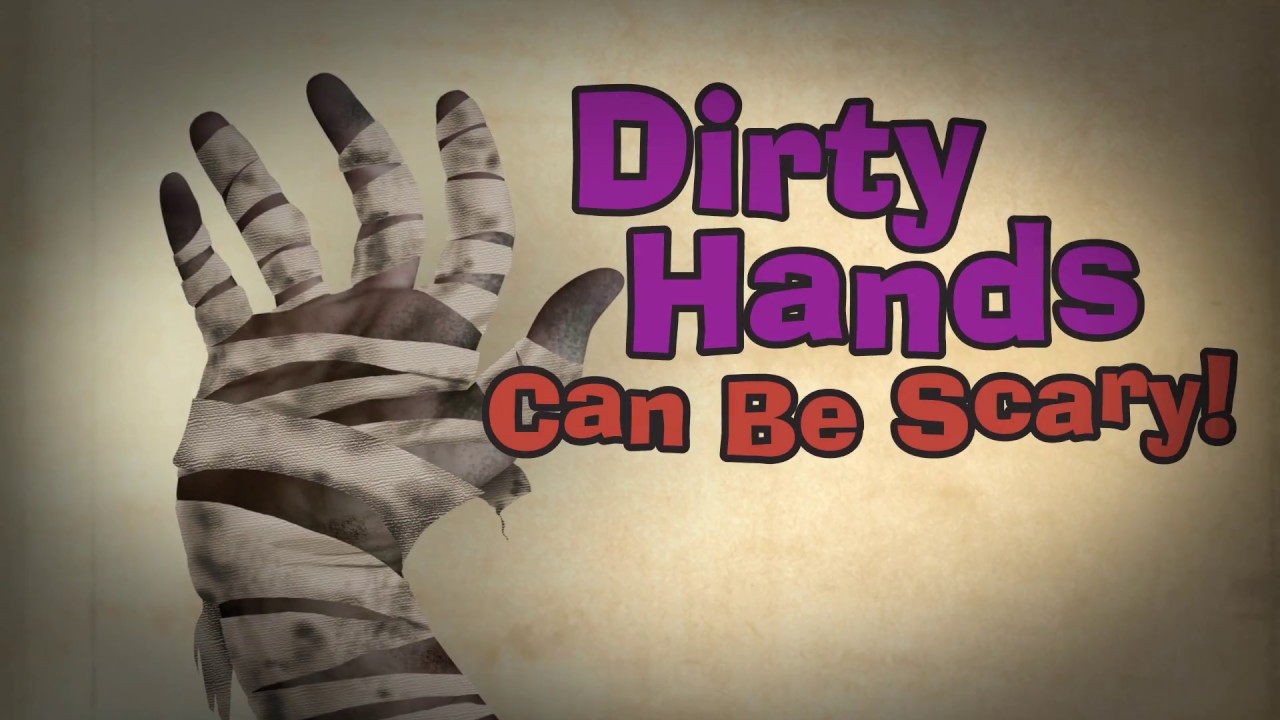 germs clipart dirty hand