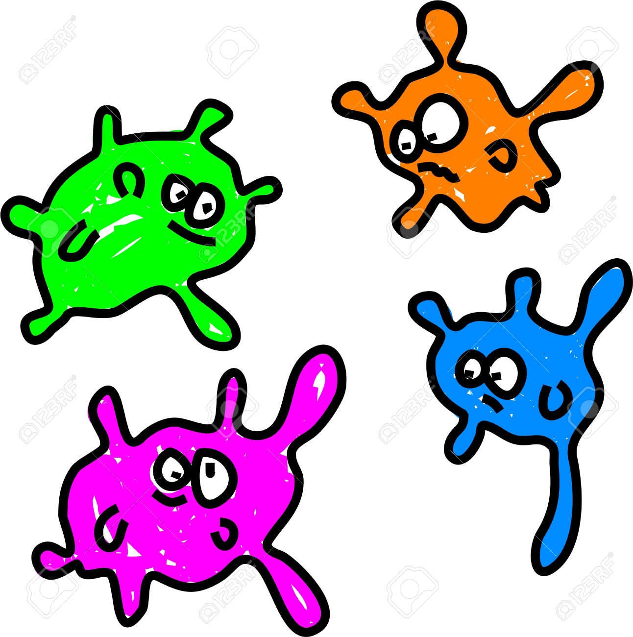 germ clipart drawing