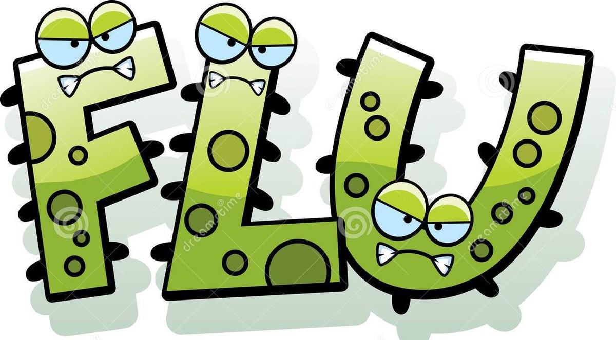 germs clipart flu season