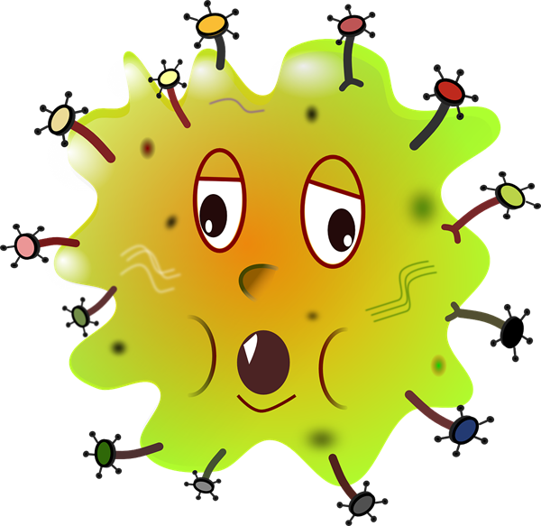 germ clipart flu season