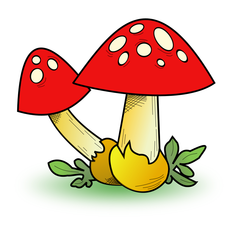 Mushrooms clipart cartoon. Collection of free fungian