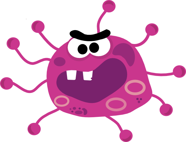 germs clipart computer virus