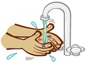 germs clipart hand washing