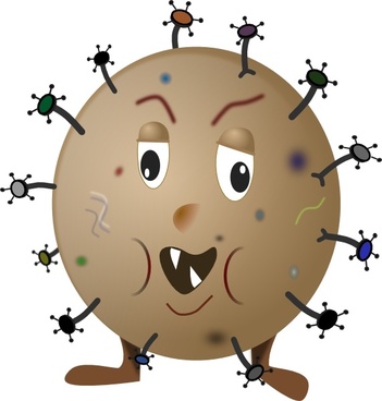 Germs clipart vector. Free germ download for