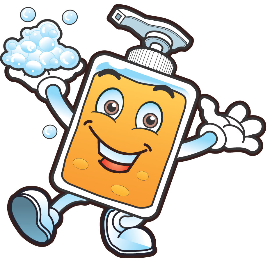 germ clipart washing area
