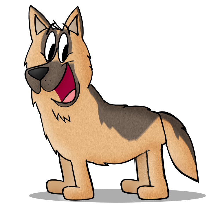 german clipart alsatian