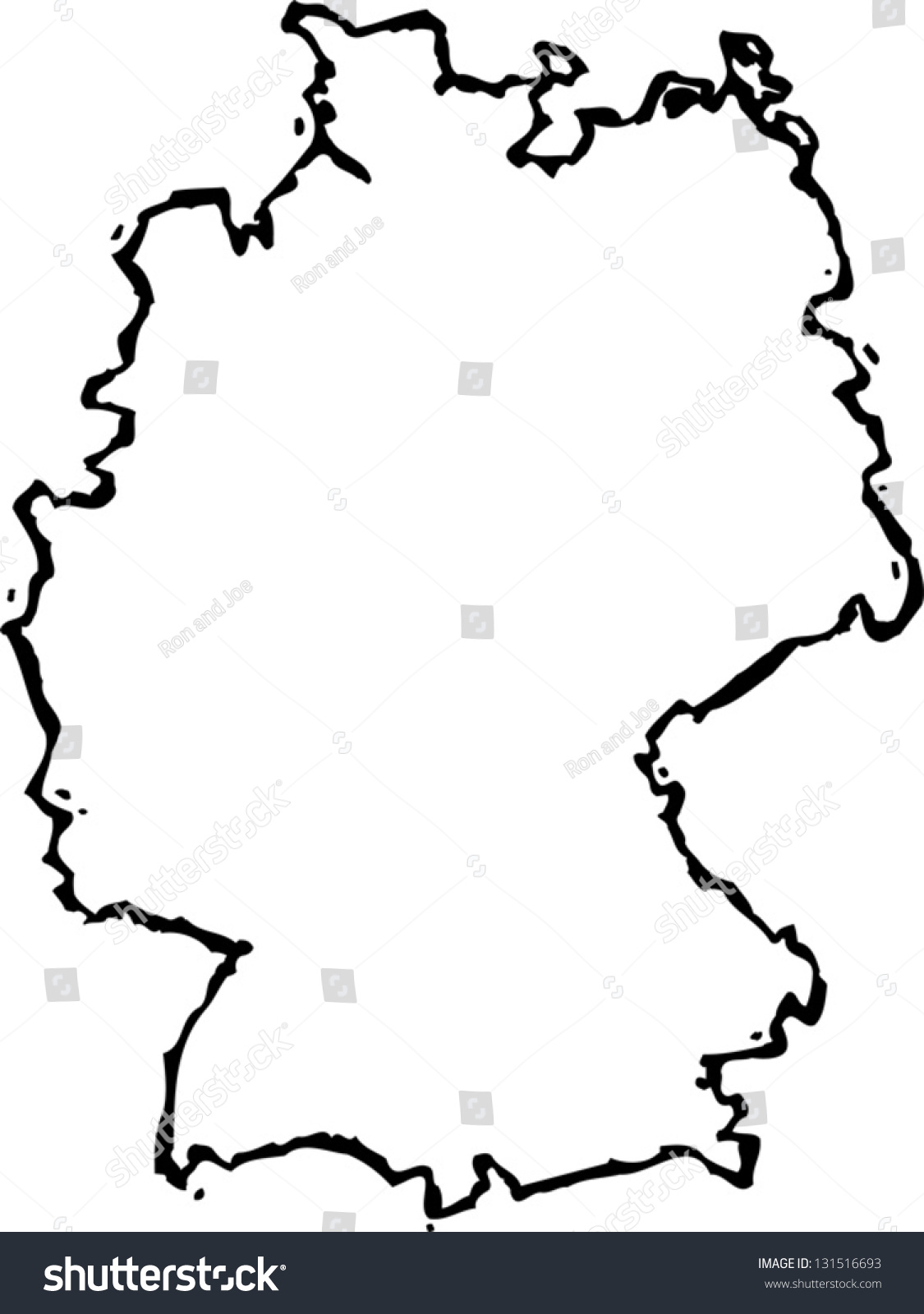german clipart black and white