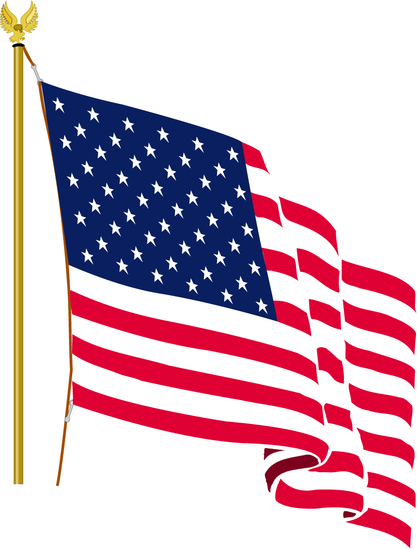 Usa flag pole