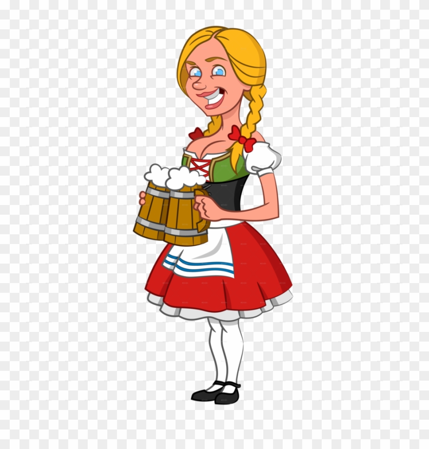 german clipart german beer girl