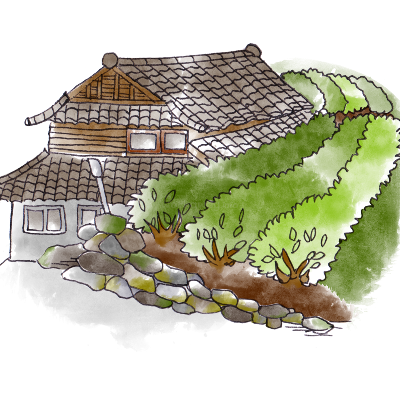japan clipart chinese hut