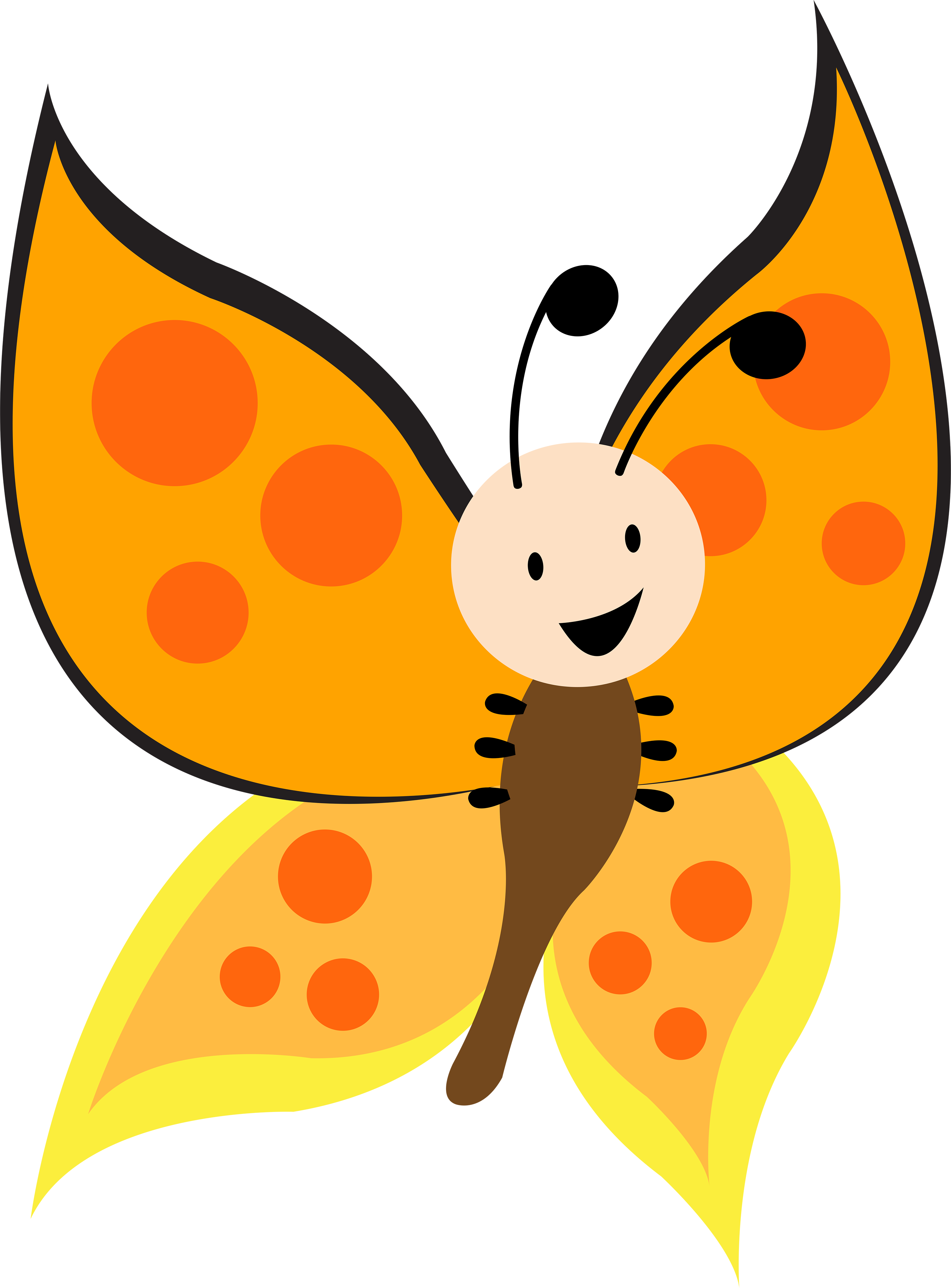 toddler clipart butterfly