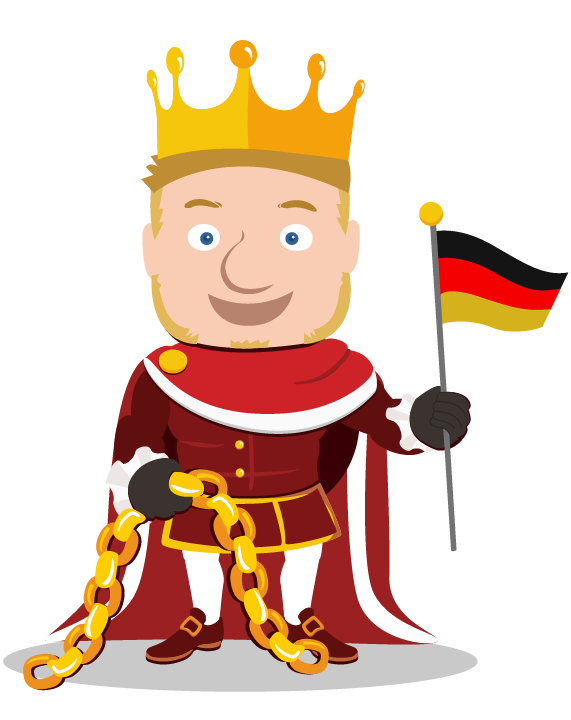 Link building the backlink. Germany clipart person german