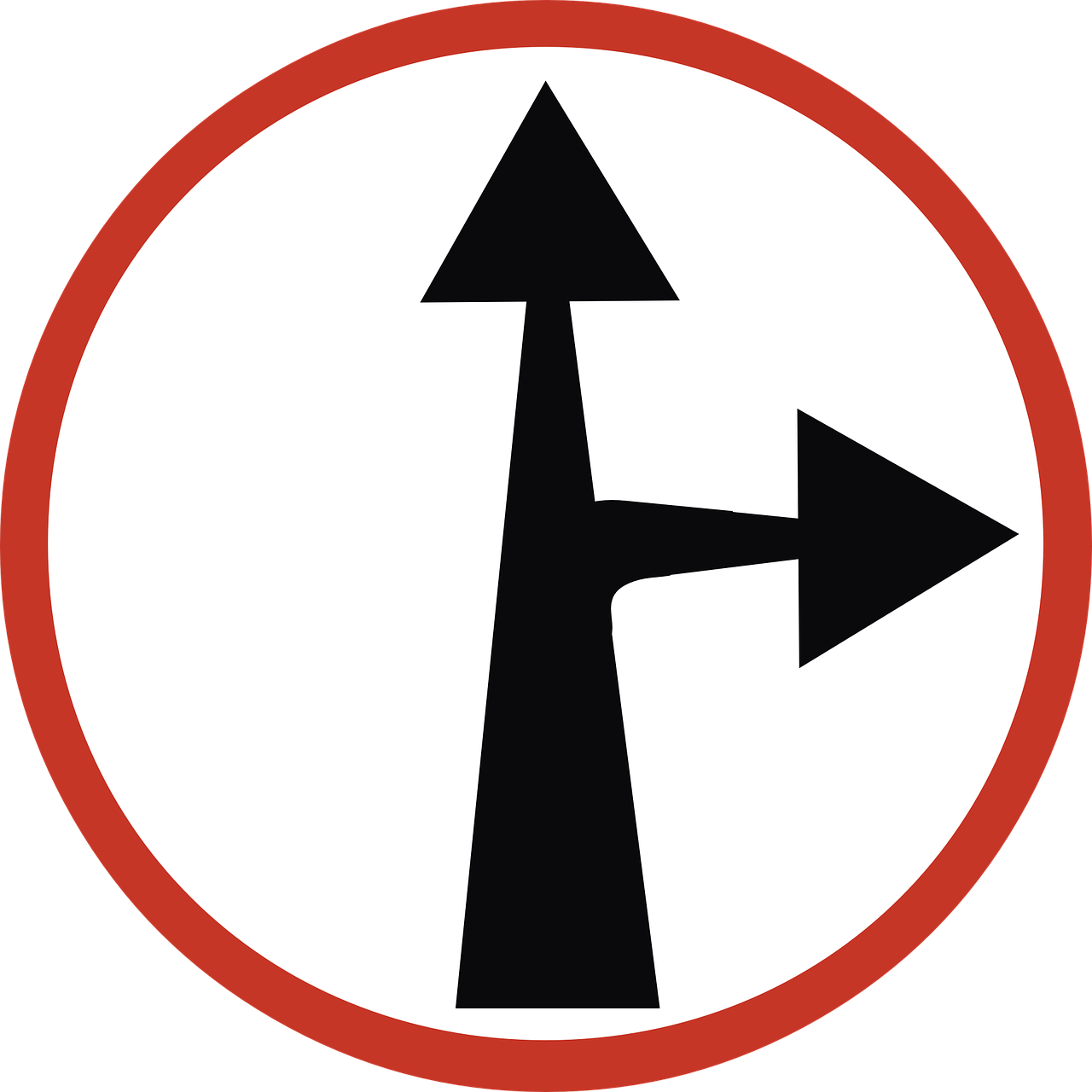 Germany clipart travel germany. Arrow direction road sign