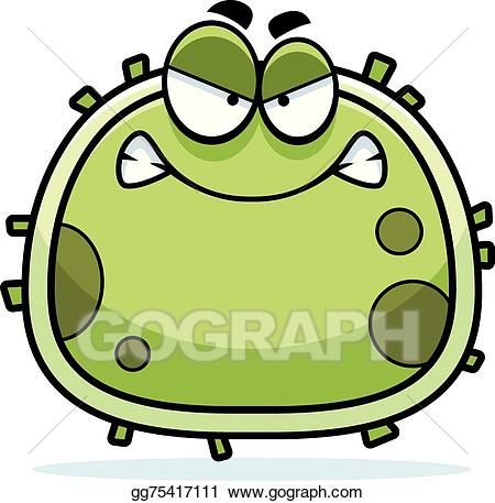 germs clipart angry