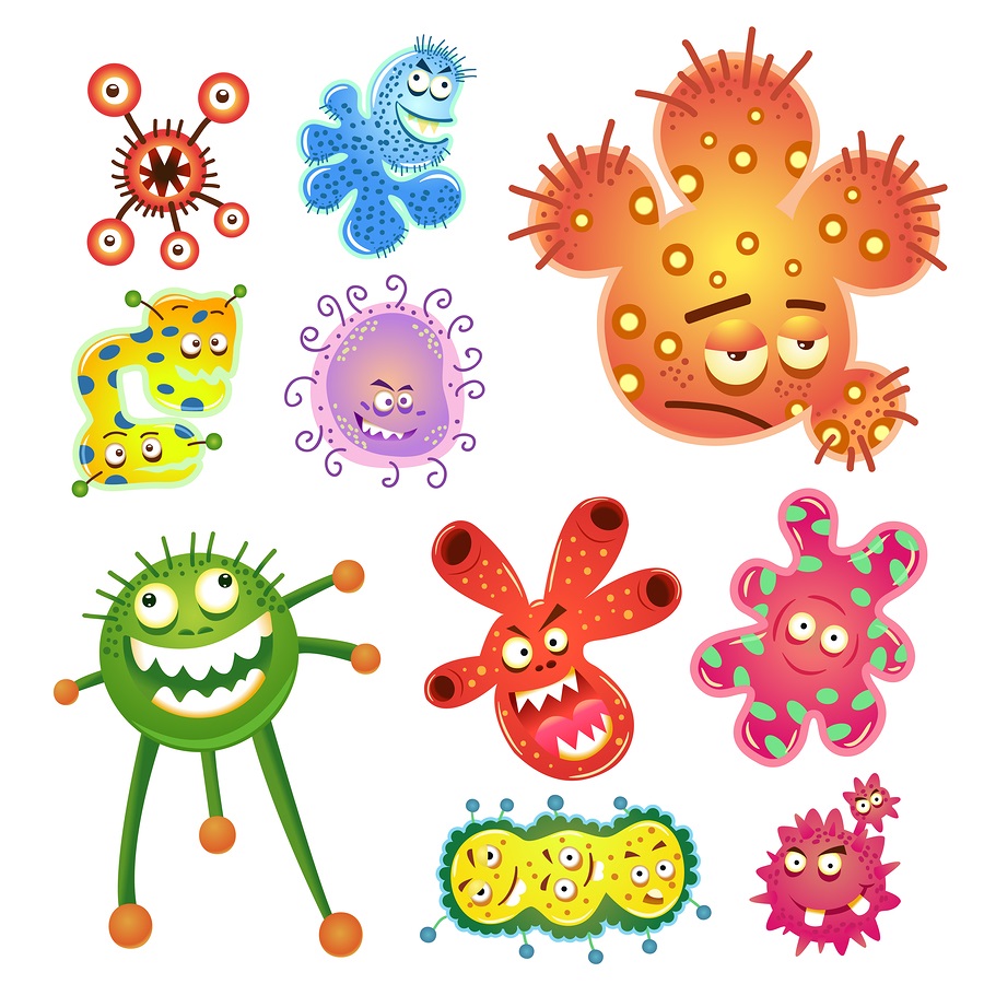 germs clipart bacterial infection
