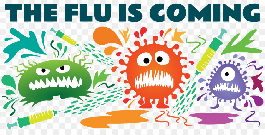 germs clipart flu season