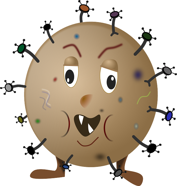 Germs clipart food bacteria. And viruses at home